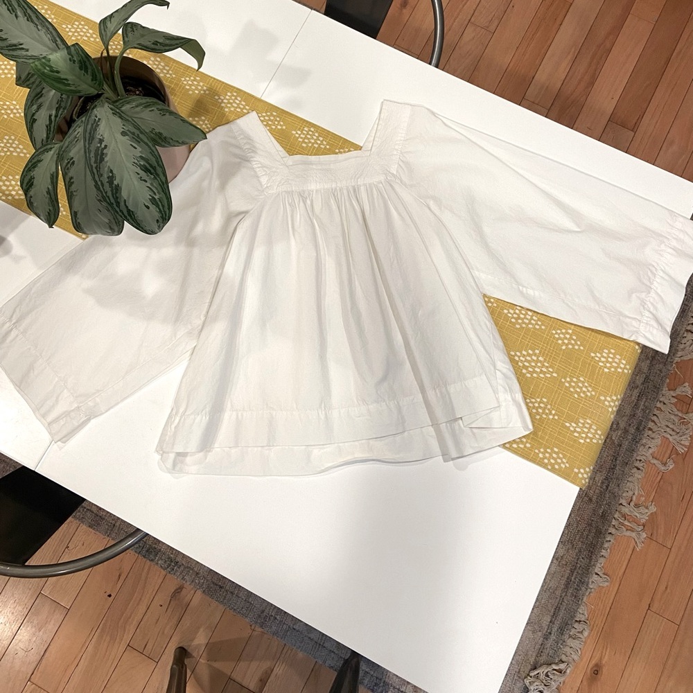 Madewell peasant top
